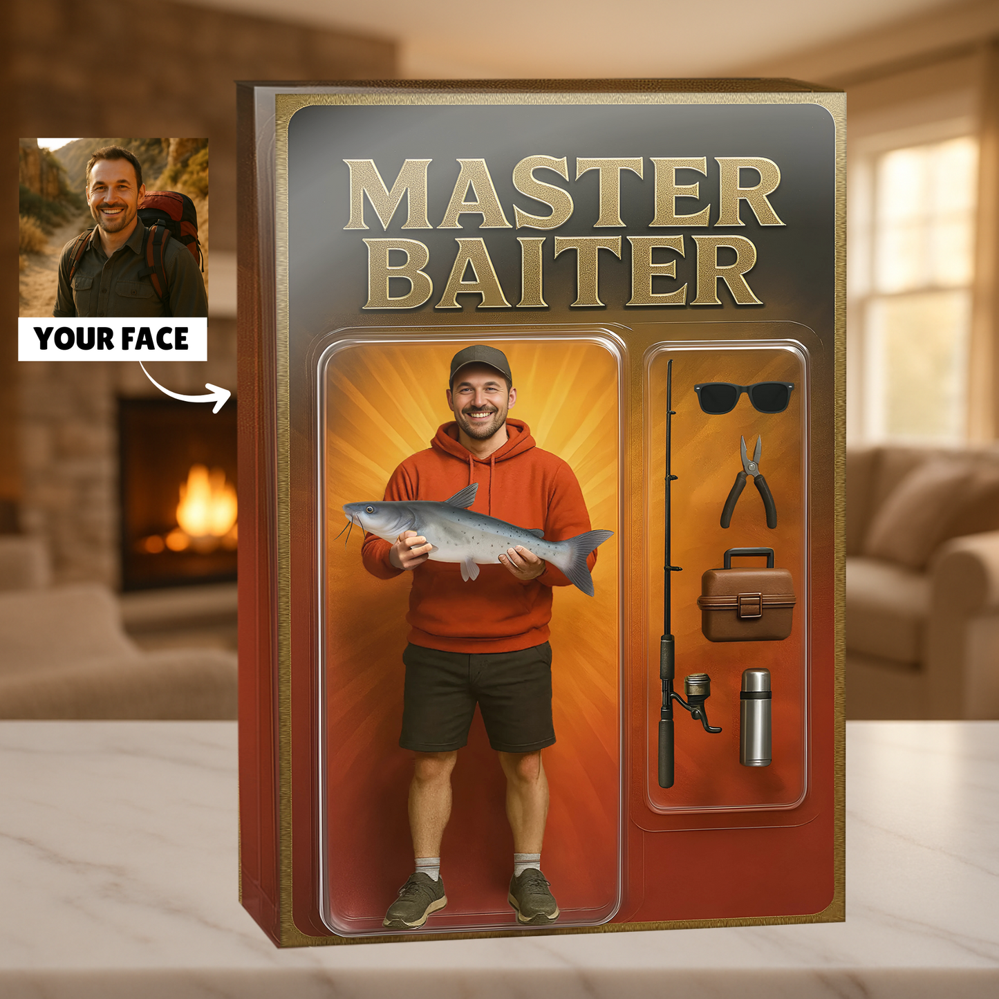 MasterBaiter - Custom Face Acrylic Plaque