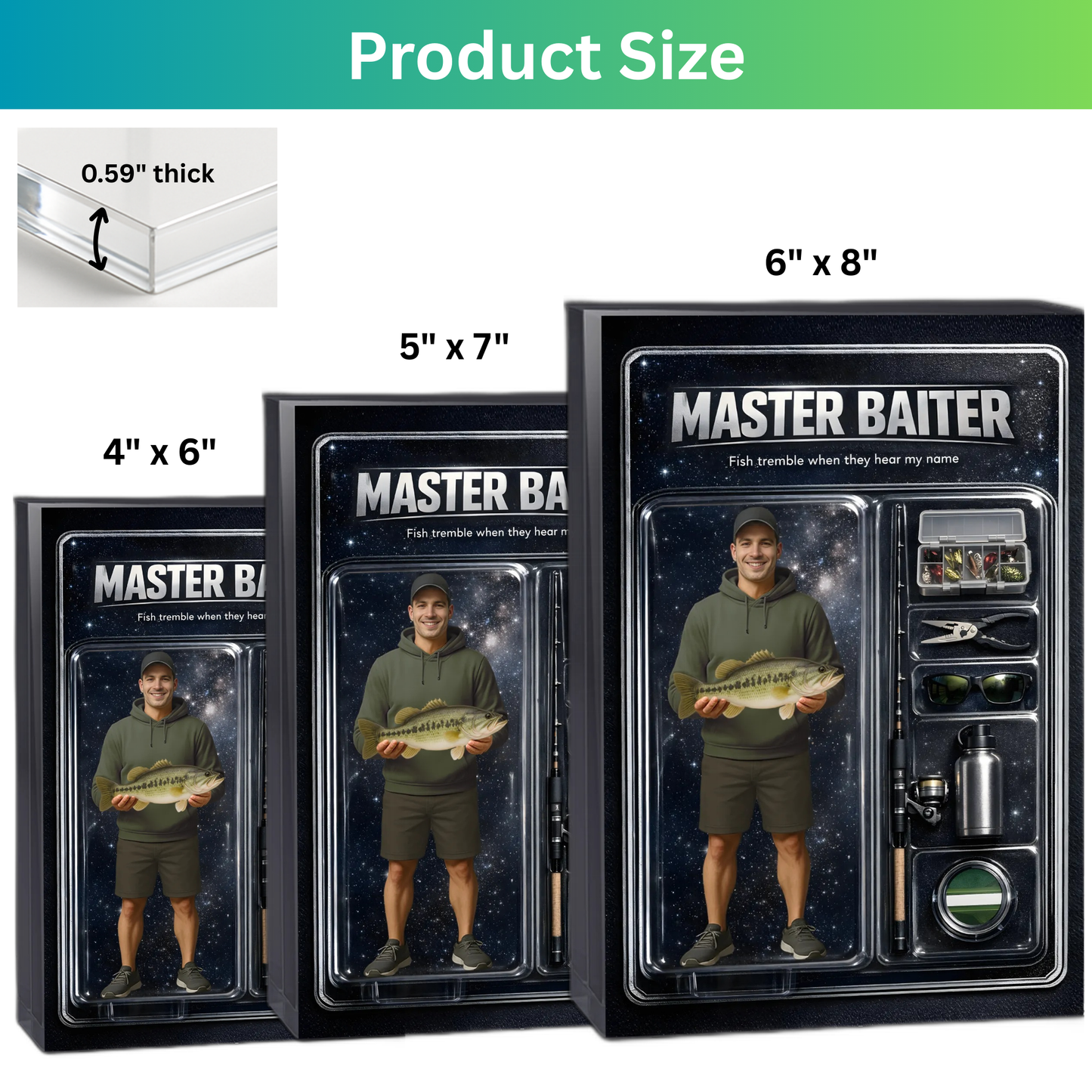 Personalized Fishing Acrylic Plaque 41