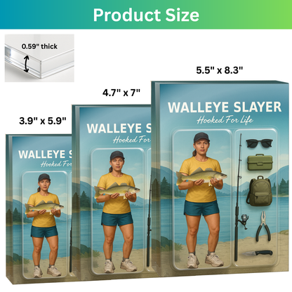 Fish Slayer - Custom Face Acrylic Plaque