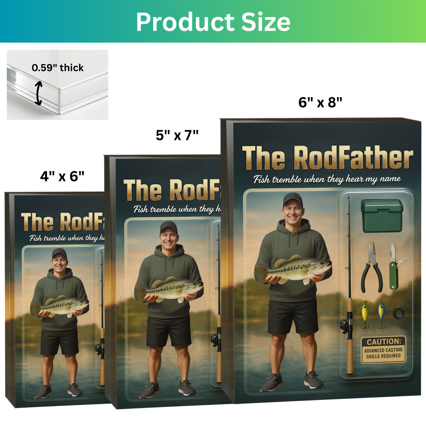 Personalized Fishing Acrylic Plaque 31