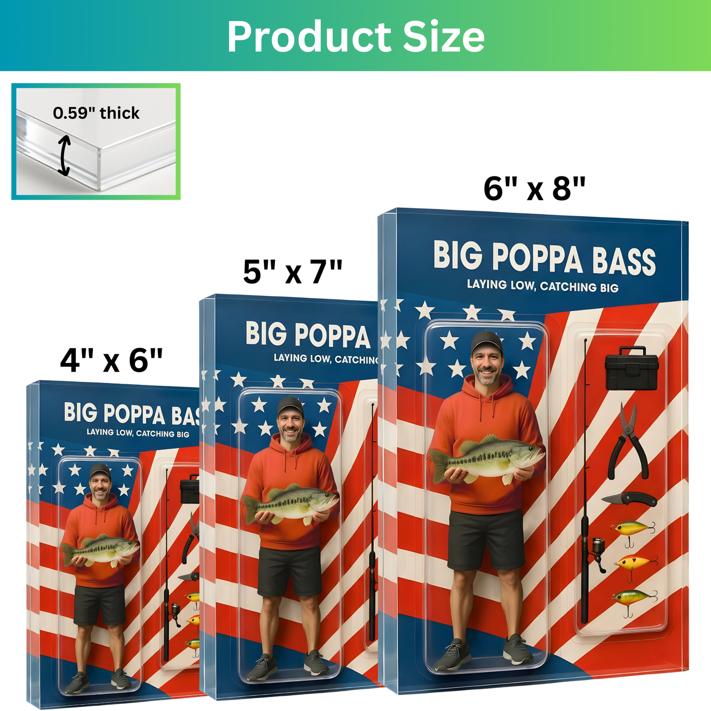 Personalized Fishing Acrylic Plaque 7