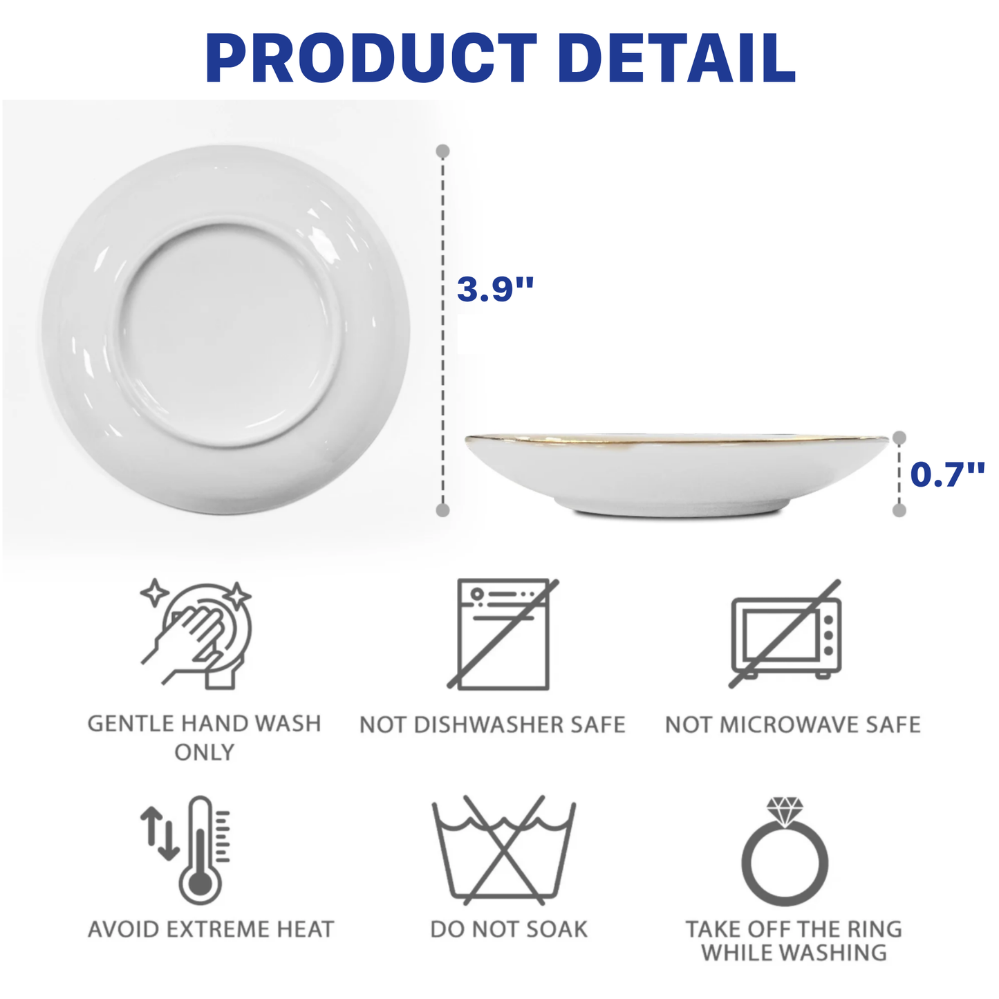 Casting Queen Custom Photo Ring Dish Gift For Her - Personalized Photo Jewelry Dish