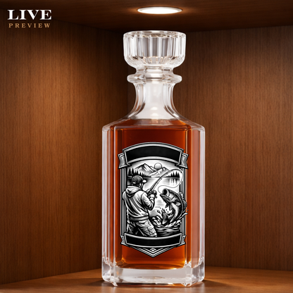 Personalized Whiskey Decanter 2