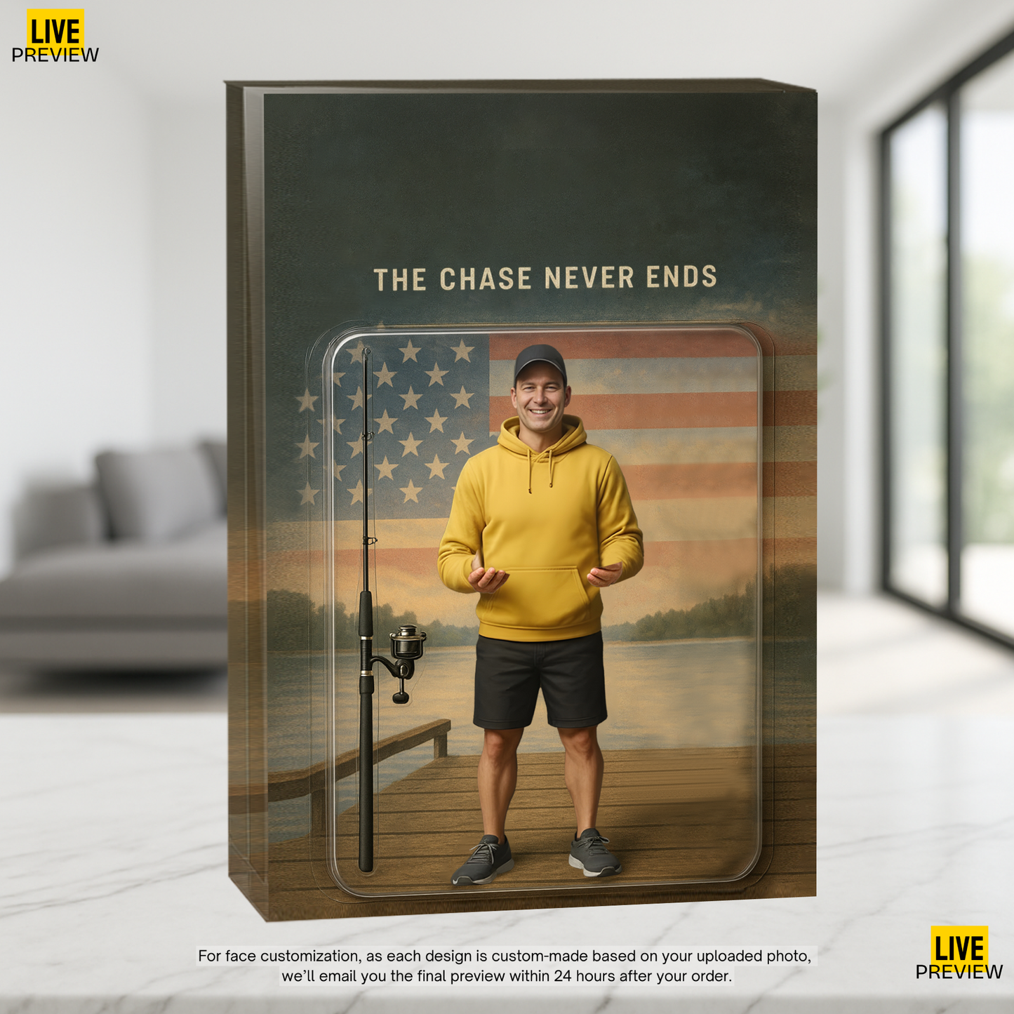 Personalized Fishing Acrylic Plaque 14