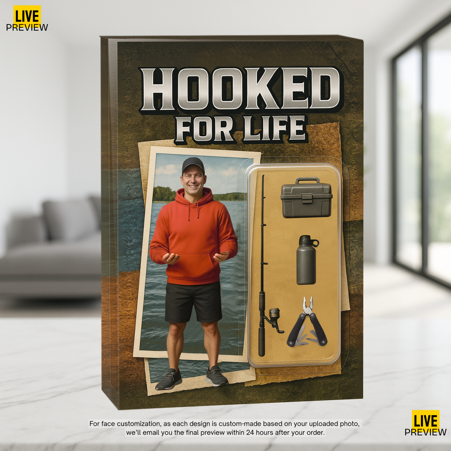 Personalized Fishing Acrylic Plaque 22