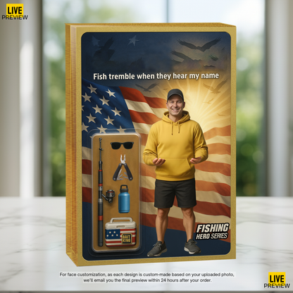 Personalized Fishing Acrylic Plaque 32