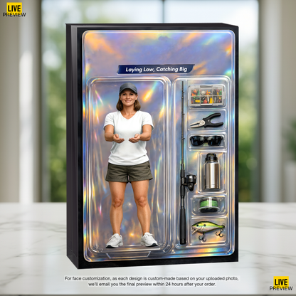 Personalized Fishing Acrylic Plaque 40 - Female