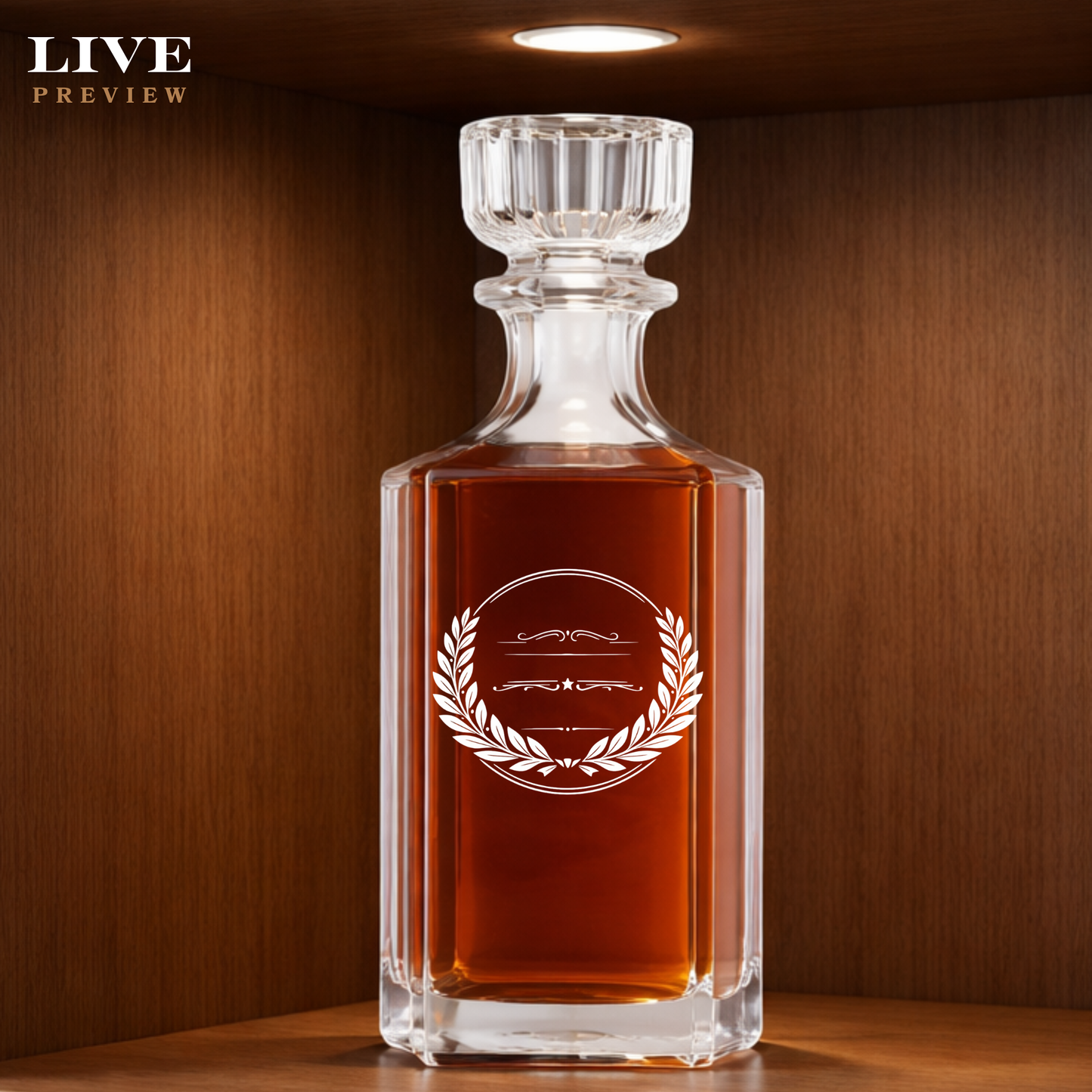 Personalized Whiskey Decanter 5