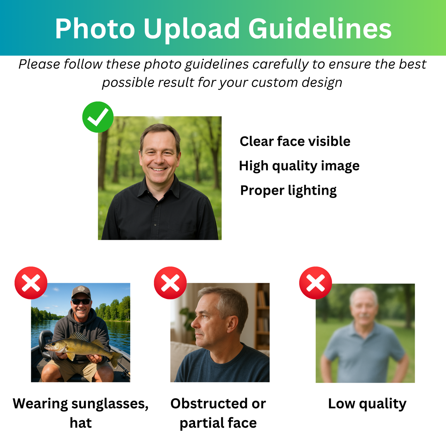 Custom Face Acrylic Plaque