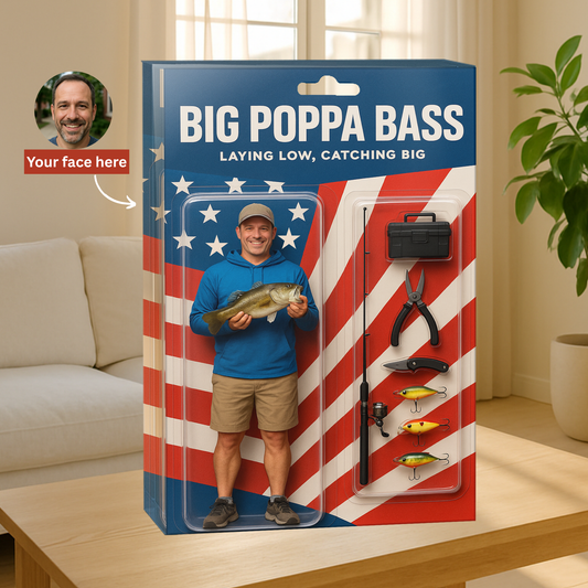 Big Poppa Bass Figure Acrylic Block