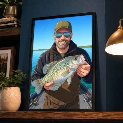 Anime Personalized Fishing Poster