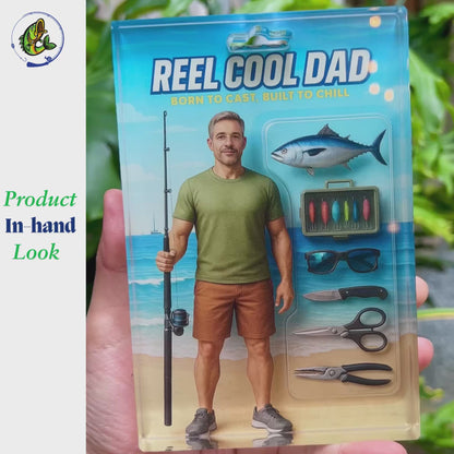 Reel Cool Dad - Saltwater Fishing - Custom Face Acrylic Plaque