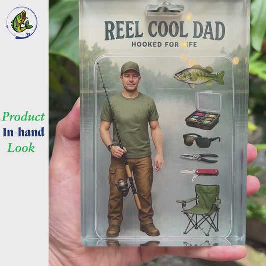 Reel Cool Dad - Custom Face Acrylic Plaque