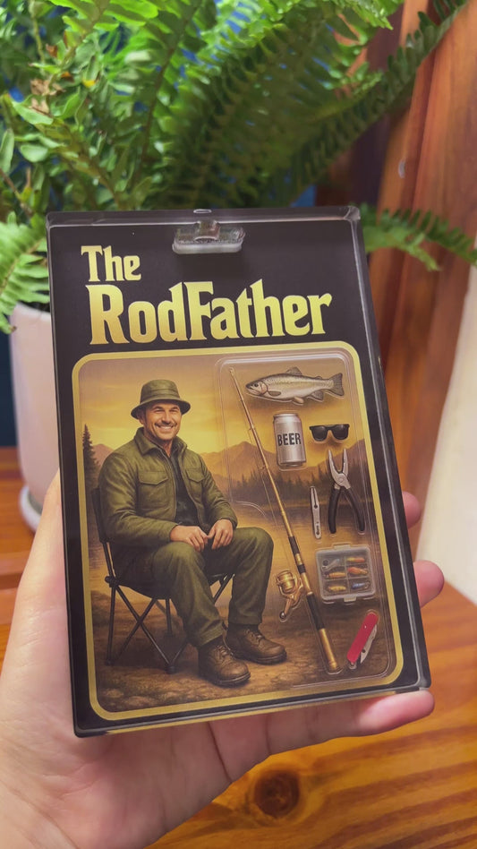 The RodFather Figure Acrylic Block | Version 2