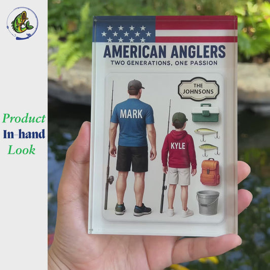 American Anglers - Custom Name Acrylic Plaque